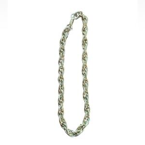 Vintage Kara goldtone chain choker 14”